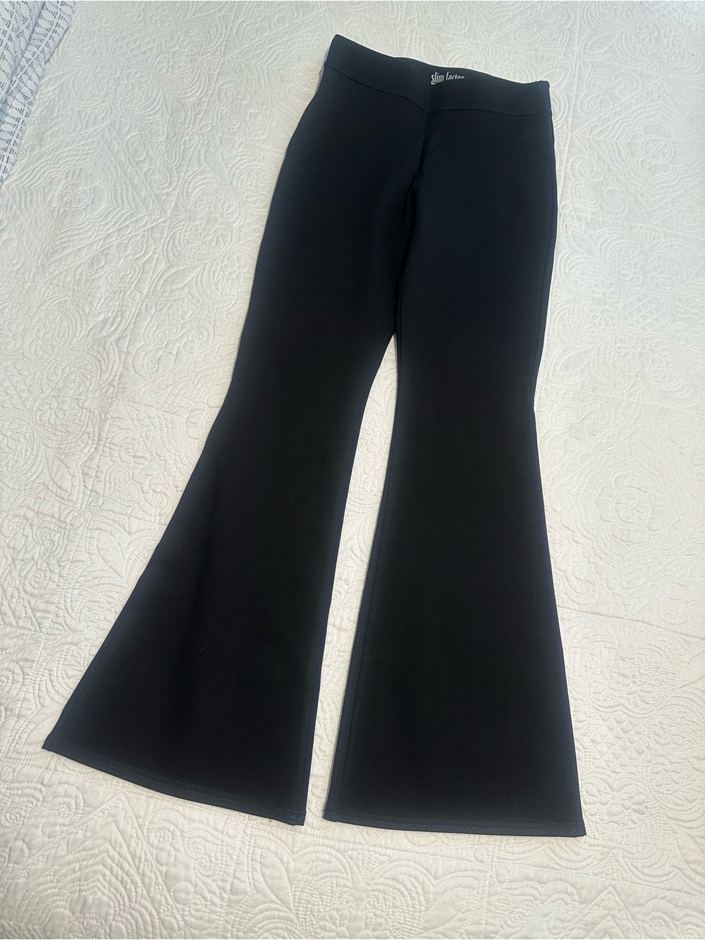 Investments Black Boot Cut Flare Pants